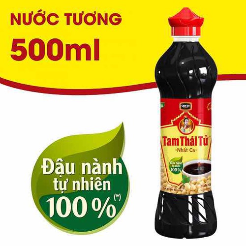 Nước tương Tam Thái Tử Nhất Ca  500ml Thùng 24 chai